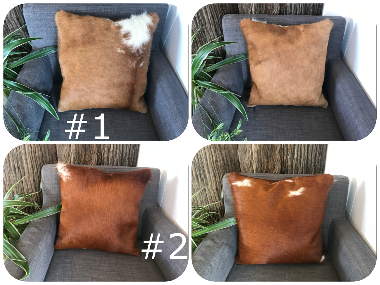 Cushion Cover 40cm - Hair on Hide