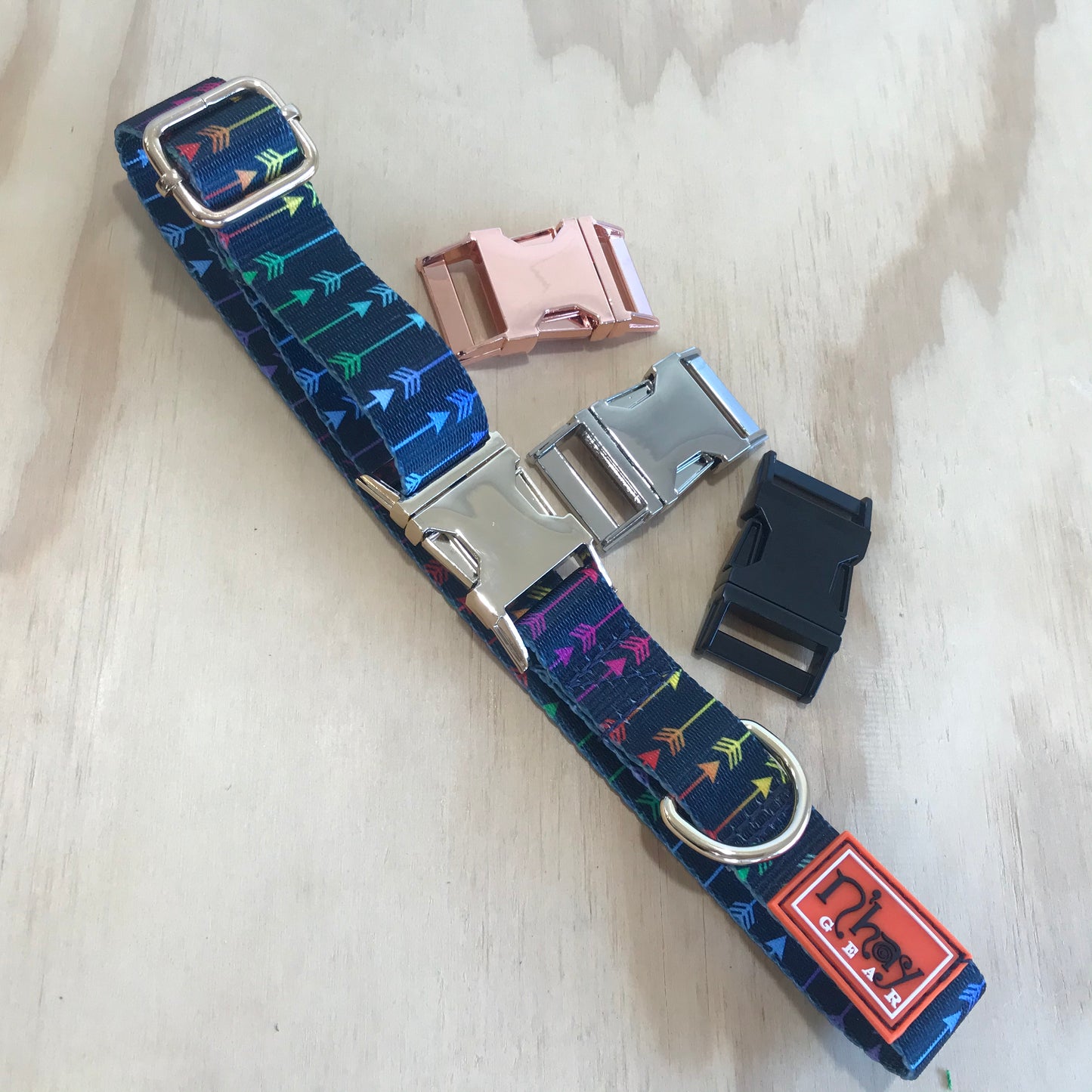 N'hay Dog Collar - Printed Nylon Patterns