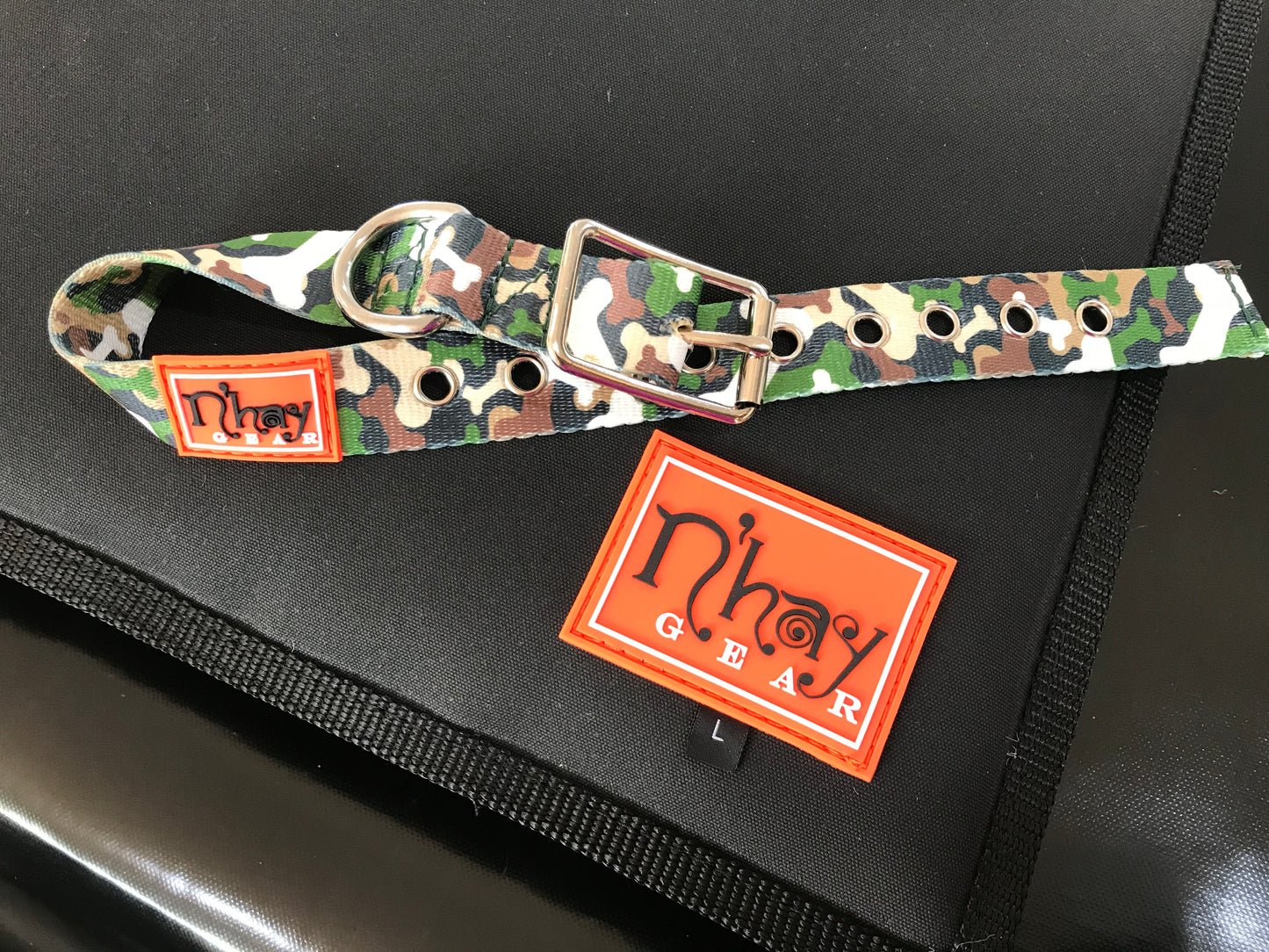 N'hay Dog Collar - Printed Nylon Patterns