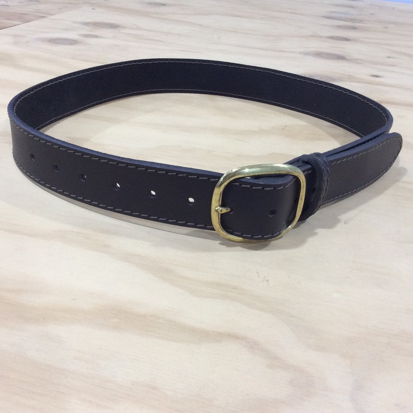 Leather belt