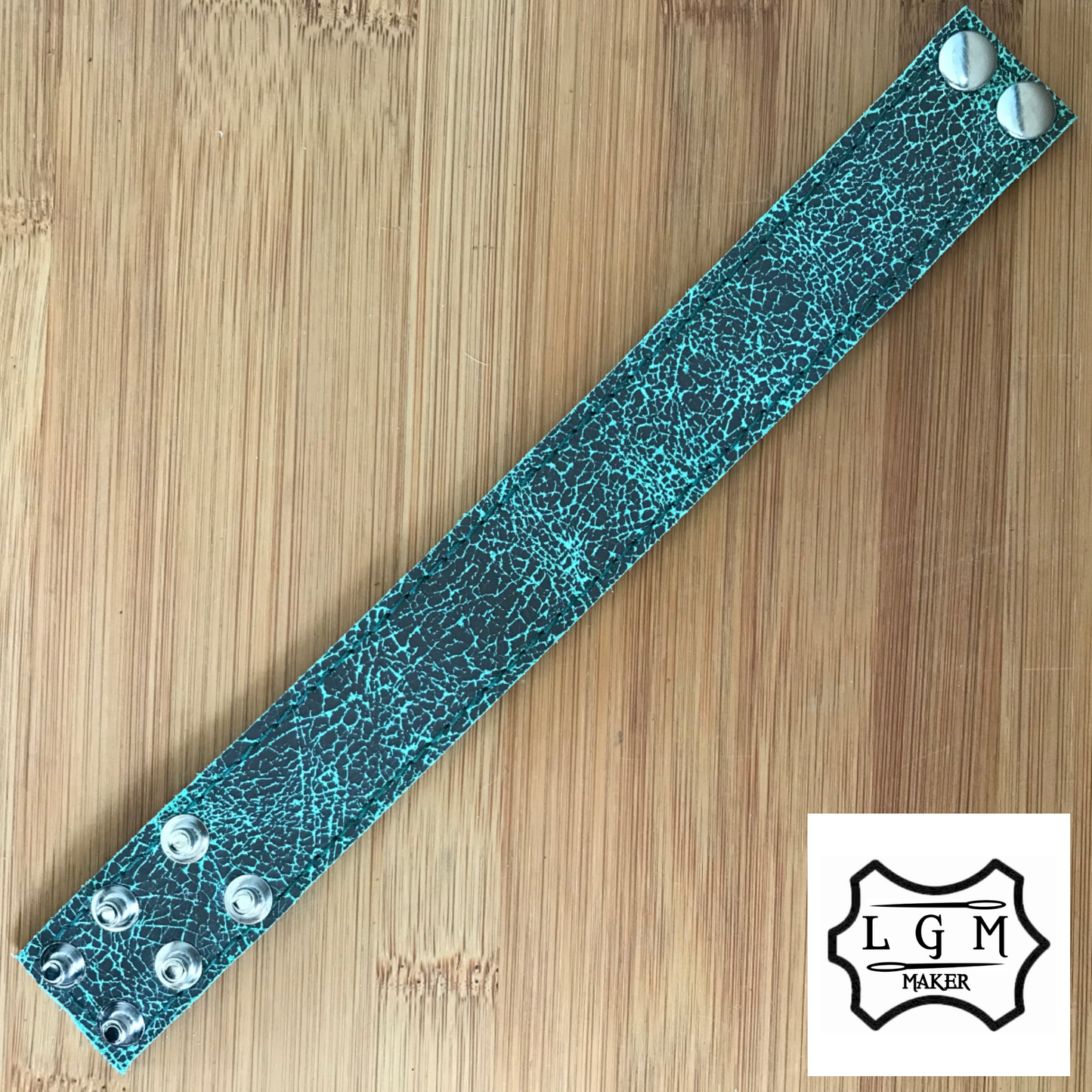 Wrist Cuff - Hair on hide and leather