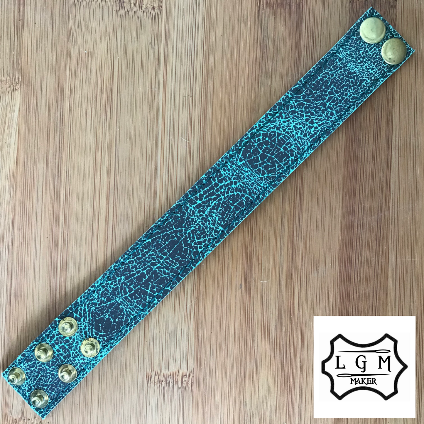 Wrist Cuff - Hair on hide and leather