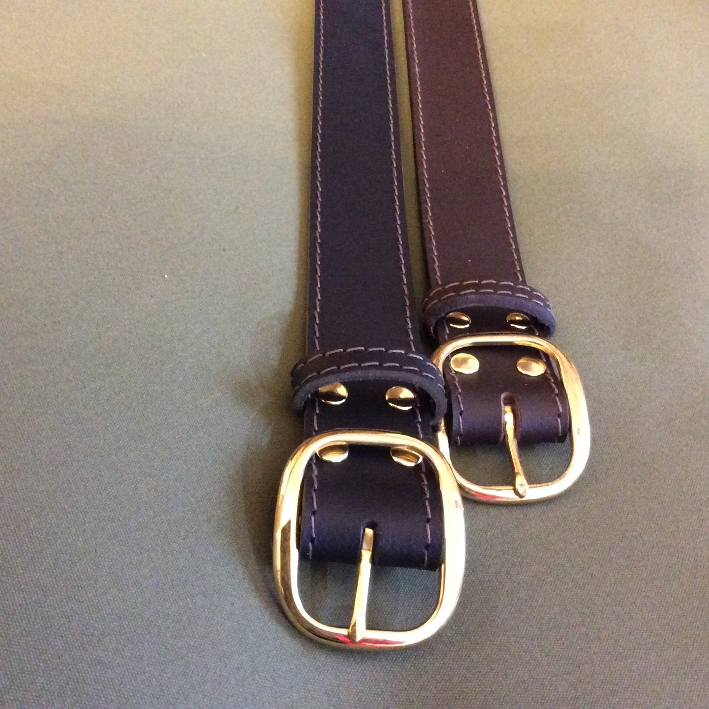 Leather belt