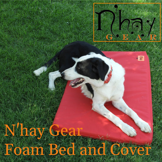 N'hay Gear Dog Bed - Foam Mattress and Heavy Duty Canvas Cover